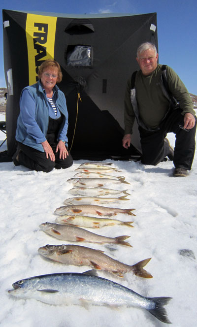  Blue Mesa Reservoir Ice Fishing Catch