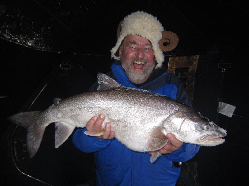 Happy frenchman with a Blue Mesa lake trout 2014!