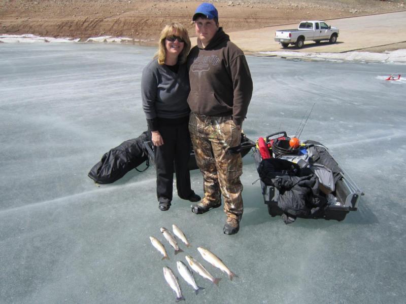 Blue Mesa Ice Fishing!!1!
