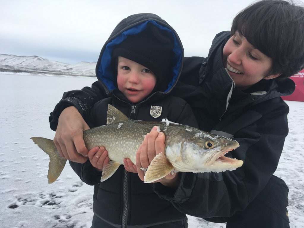 Colorado lake trout ice fishing