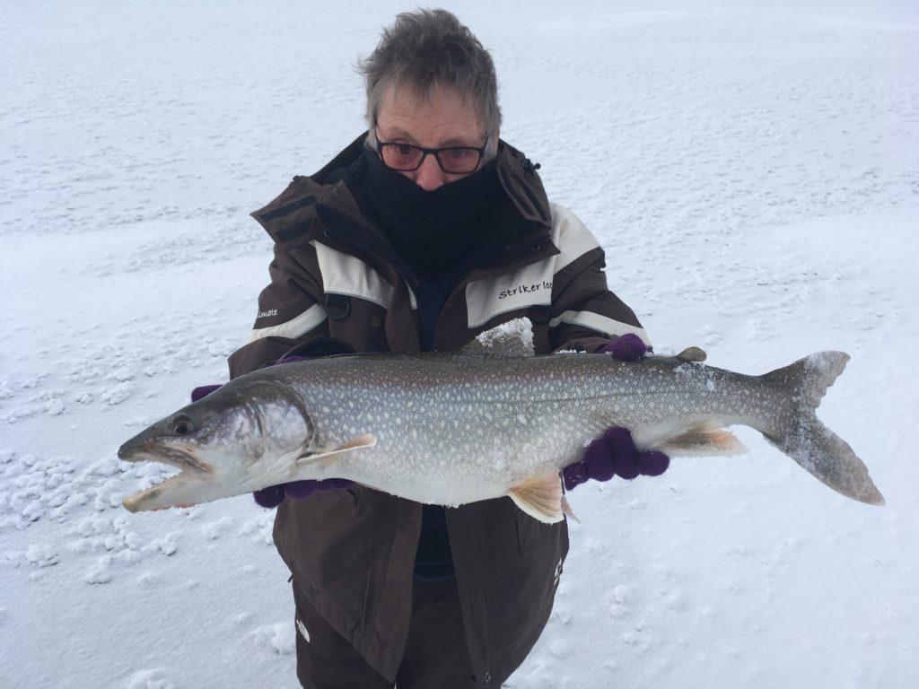 Blue Mesa Ice Fishing conditions and Report January 8, 2017