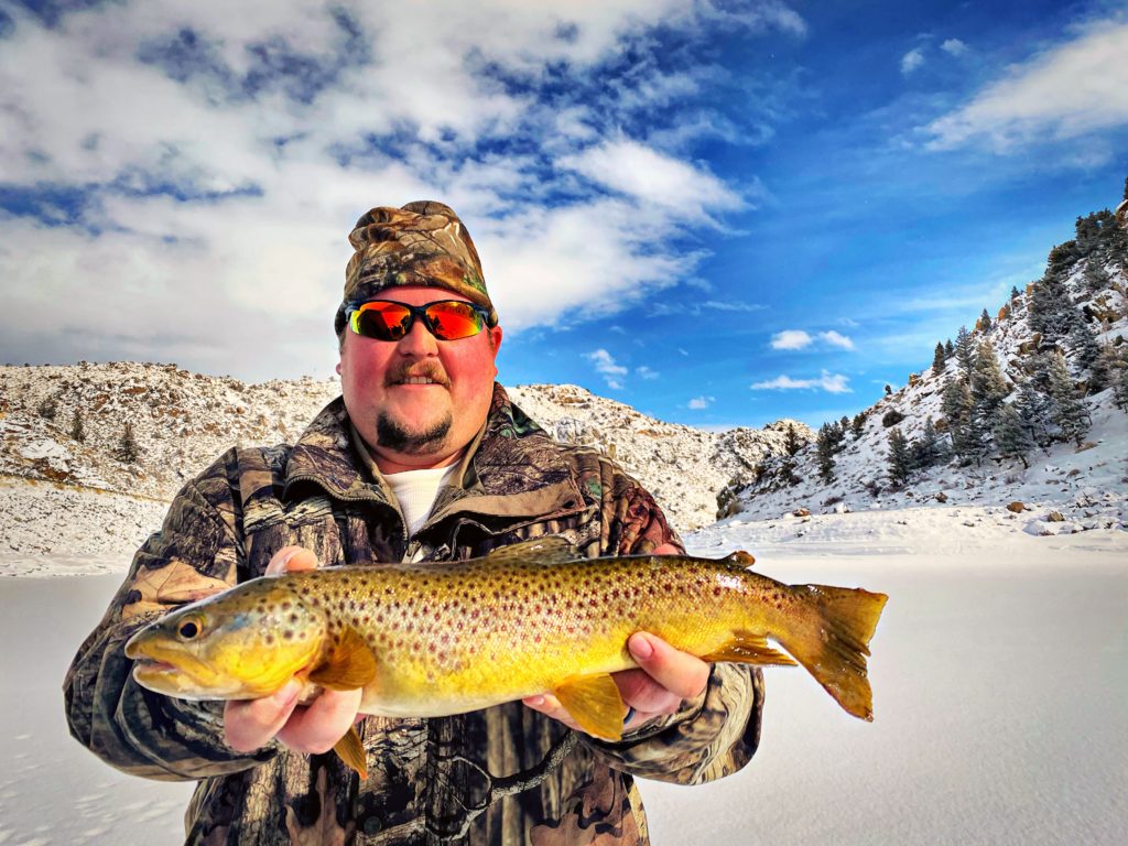 Blue Mesa Brown Trout ice fishing